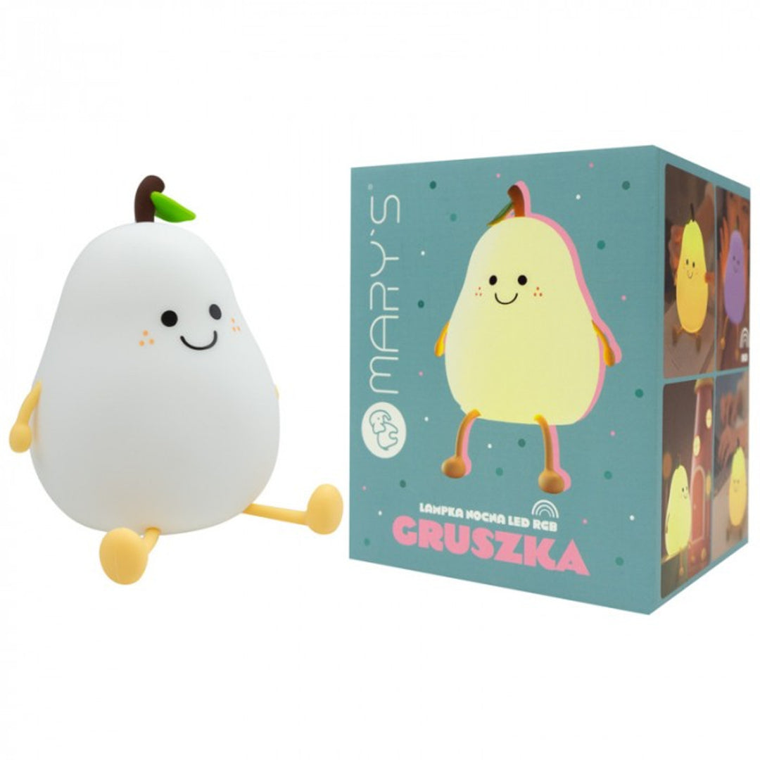 Lampka nocna dla dzieci Mary's, gruszka, 3000K, USB, MW20542