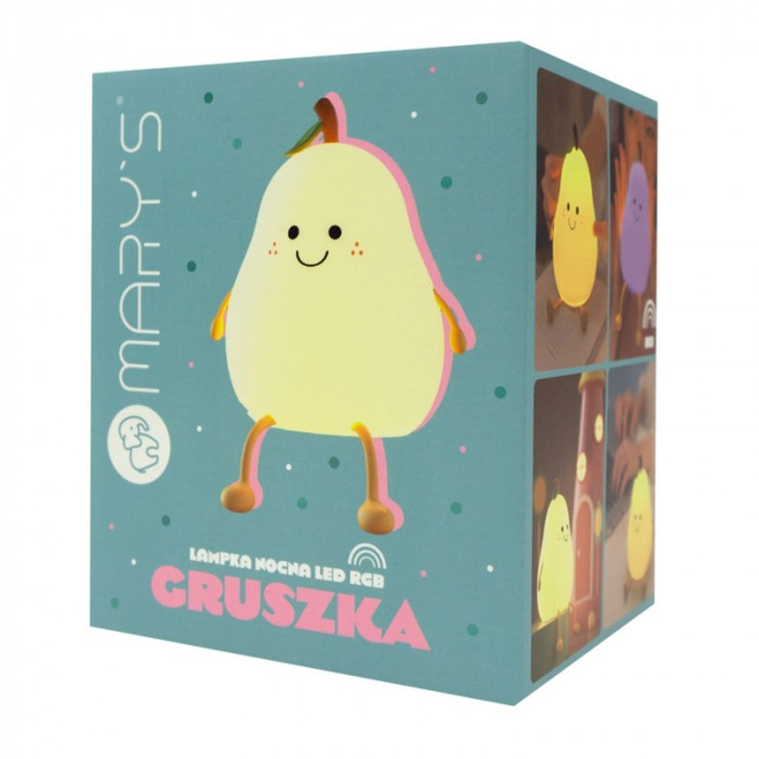 Lampka nocna dla dzieci Mary's, gruszka, 3000K, USB, MW20542