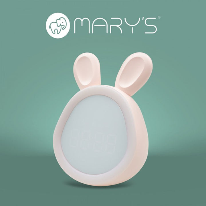 Budzik Mary's, różowy zajączek, USB, podświetlany, MW20532