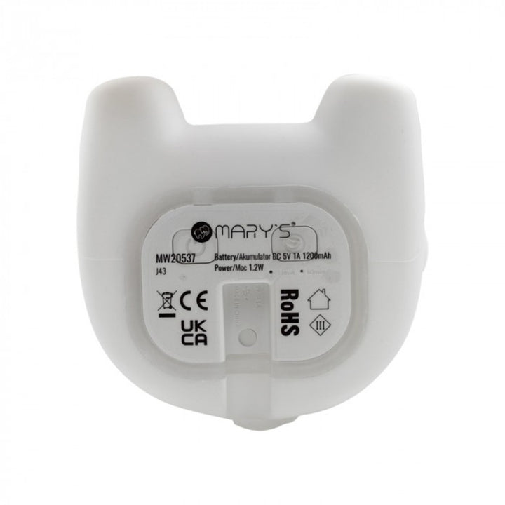 Lampka nocna dla dzieci Mary's, krówka, 3000K, RGB, USB, MW20537