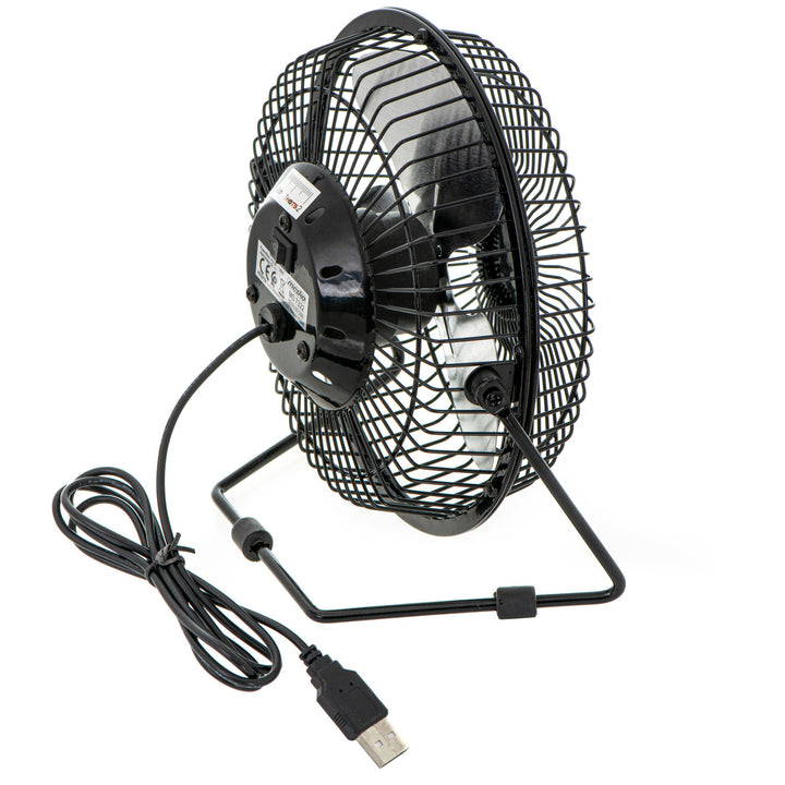 Wentylator biurkowy Mesko, średnica 15cm, zasilanie USB, oscylacja pionowa, MS 7322