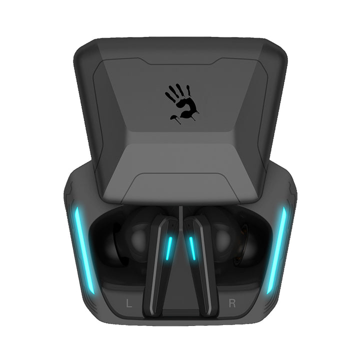 Słuchawki bezprzewodowe Bloody, Bluetooth 5.2, TWS, etui ładujące, Black/Blue, M70