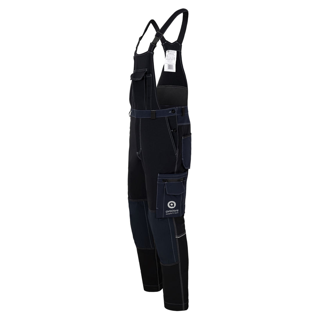 Spodnie ogrodniczki Avacore, stretch, cordura, czarno-granatowe, rozmiar 60, Avaflex