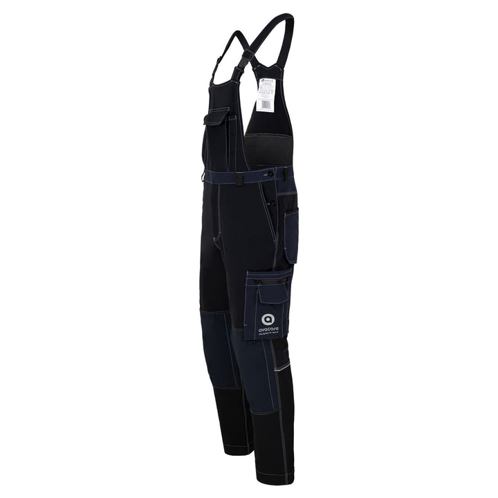 Spodnie ogrodniczki Avacore, stretch, cordura, czarno-granatowe, rozmiar 62, Avaflex