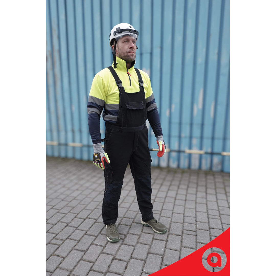 Spodnie ogrodniczki Avacore, stretch, cordura, czarno-granatowe, rozmiar 62, Avaflex