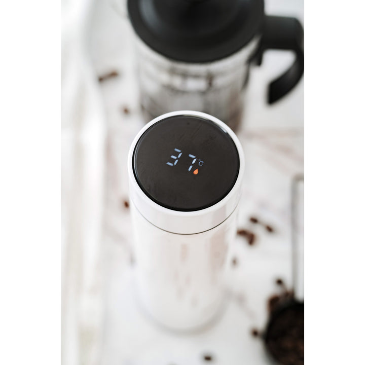 Termos Adler, wyświetlacz dotykowy LED, pojemność 473ml, kolor biały, AD 4506