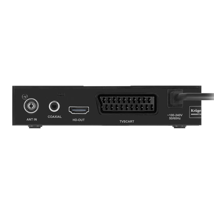 Tuner dekoder DVB-T2 KM0550D H.265 HEVC EPG PVR Timeshift Kruger&Matz