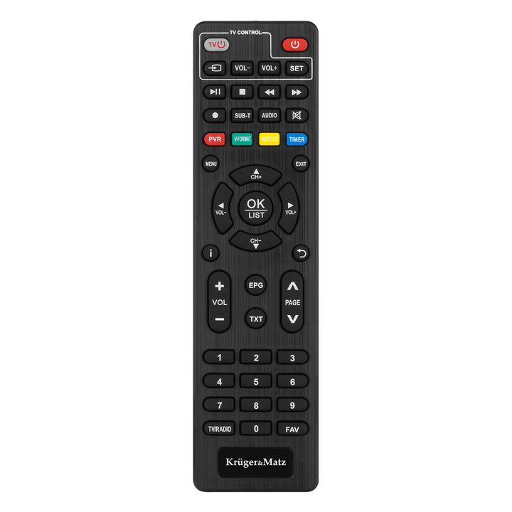 Tuner dekoder DVB-T2 KM0550D H.265 HEVC EPG PVR Timeshift Kruger&Matz