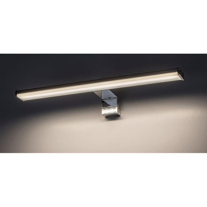 Lampa łazienkowa Rabalux, 8W LED, IP44, chromowany design, Levon