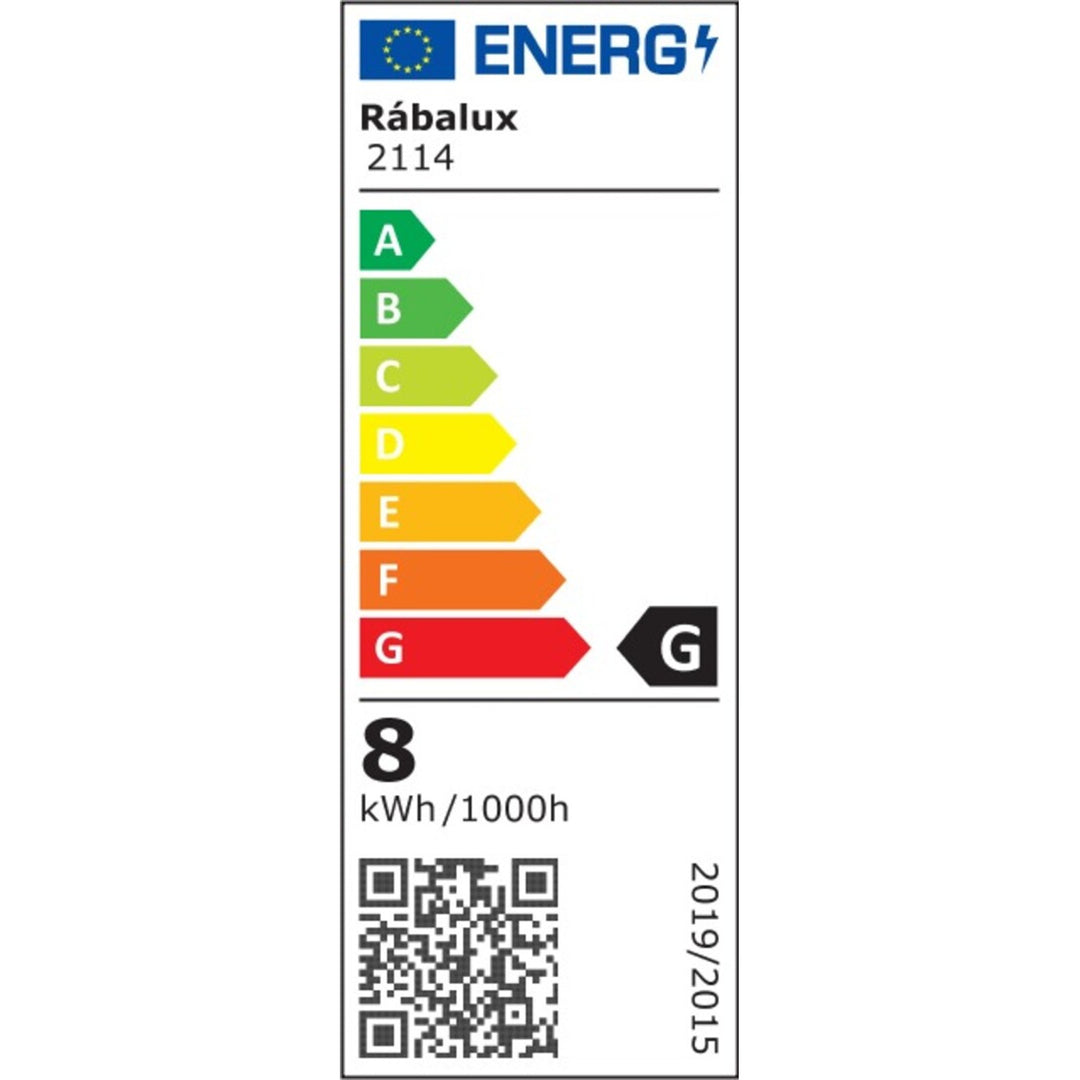 Lampa łazienkowa Rabalux, 8W LED, IP44, chromowany design, Levon