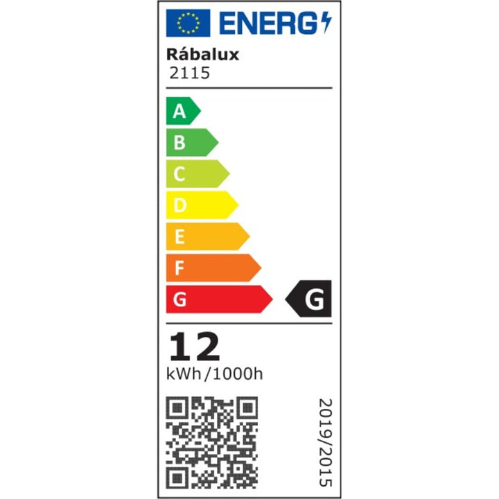 Lampa łazienkowa Rabalux, 12W LED, IP44, chromowany design, Levon