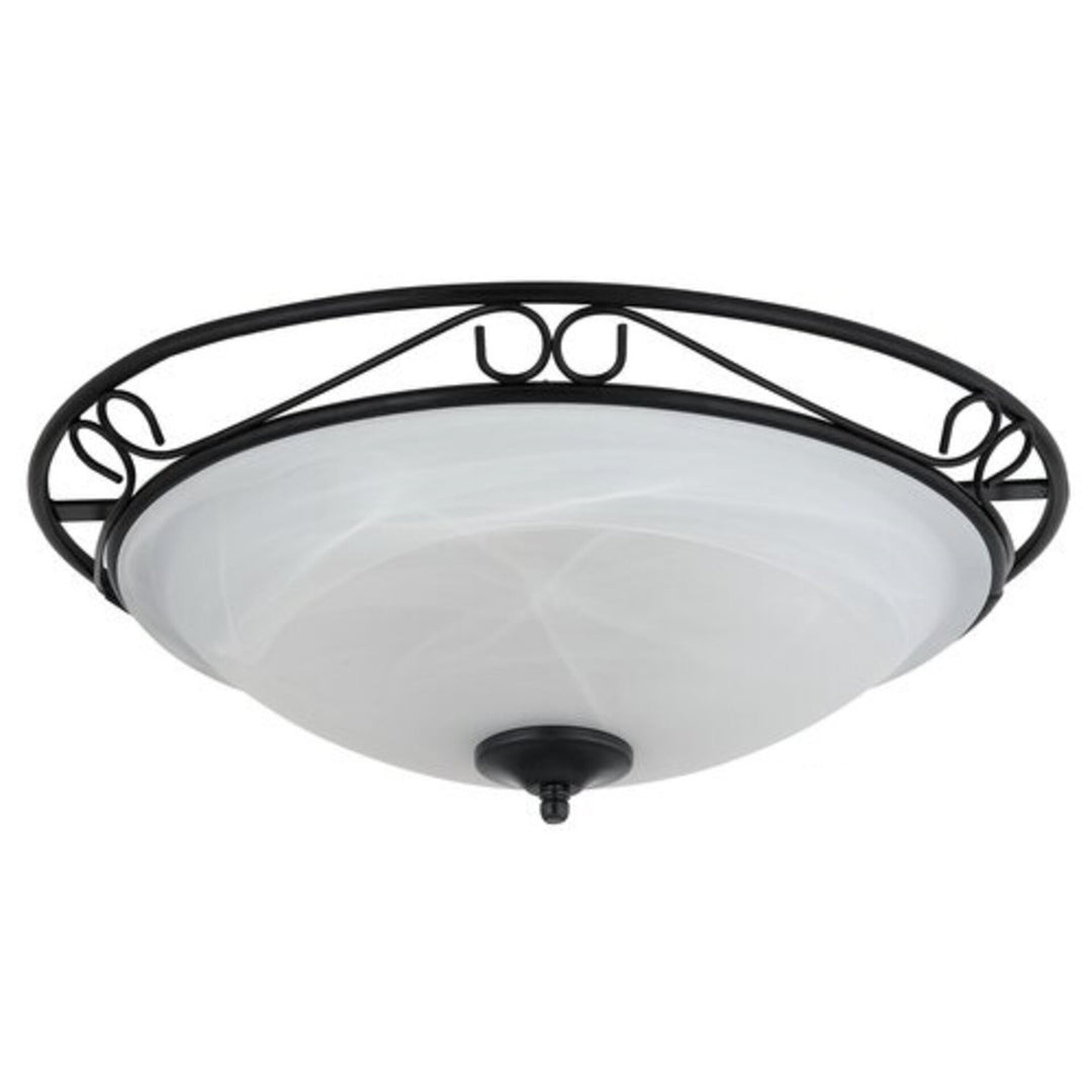 Lampa sufitowa Rabalux, 3xE27, metalowa, czarna, Athen