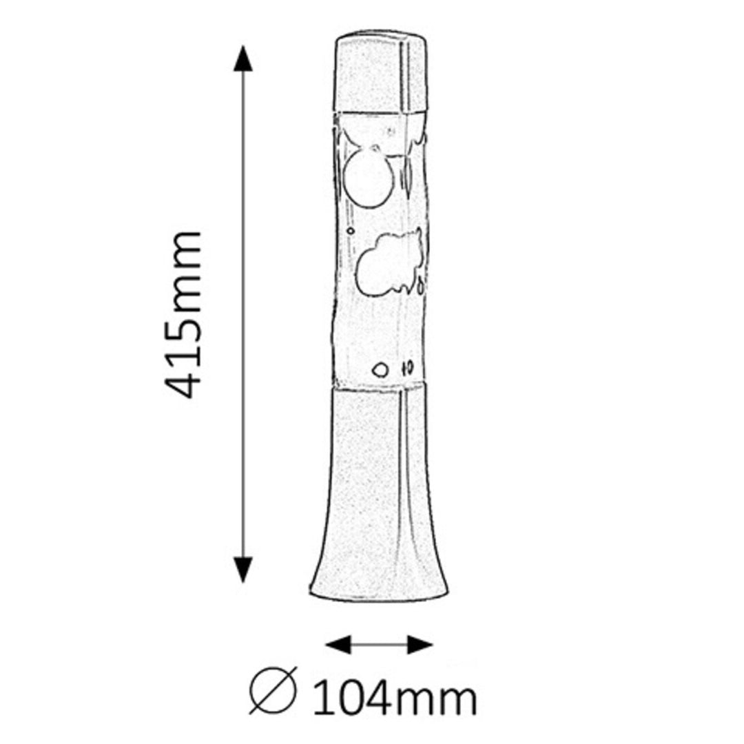 Lampa dekoracyjna lava Rabalux. E14, 25W, Marshal 4109