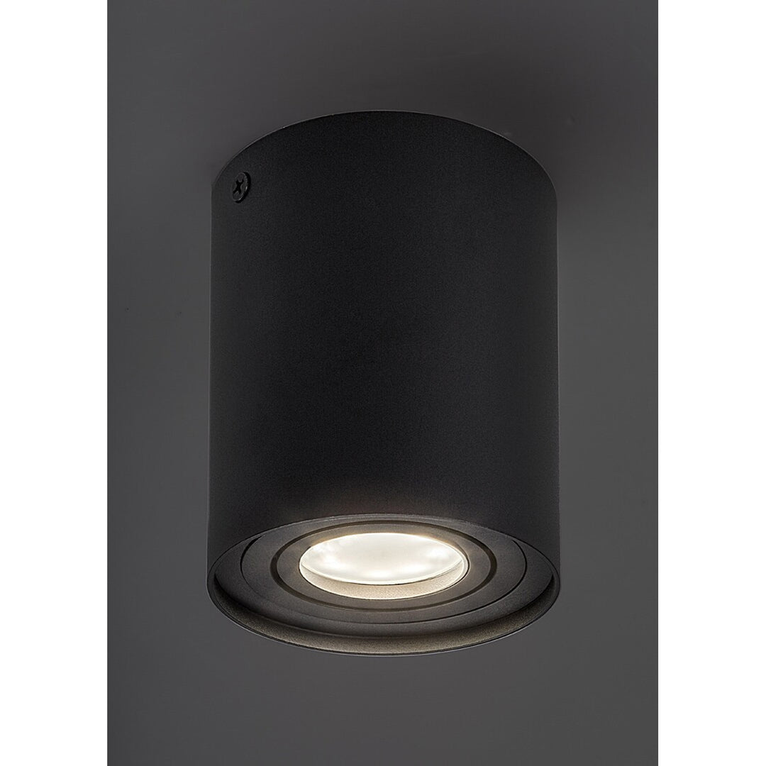 Lampa sufitowa Rabalux, natynkowa, GU10, IP20, czarna, Kobald