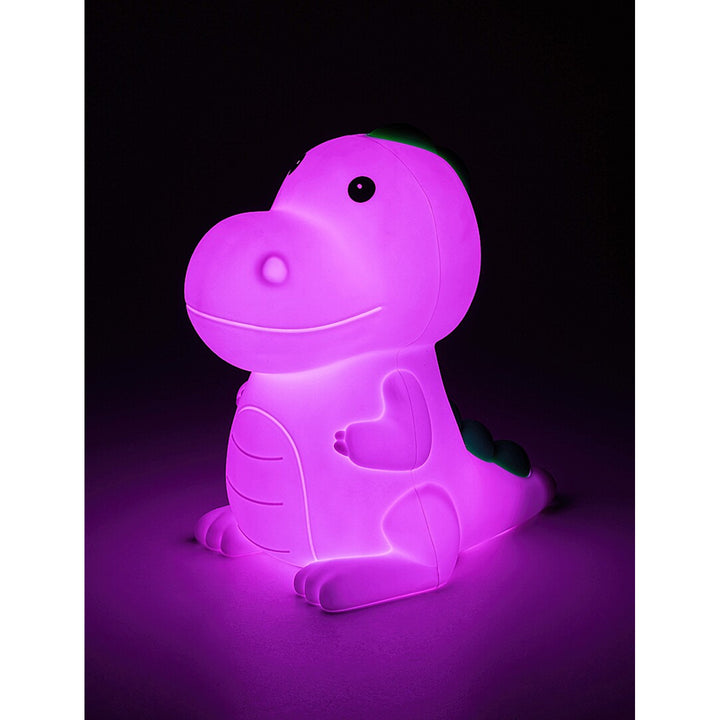 Lampa dziecięca Rabalux, dinozaur, LED RGB, ciepła biel, IP20, Unicoo