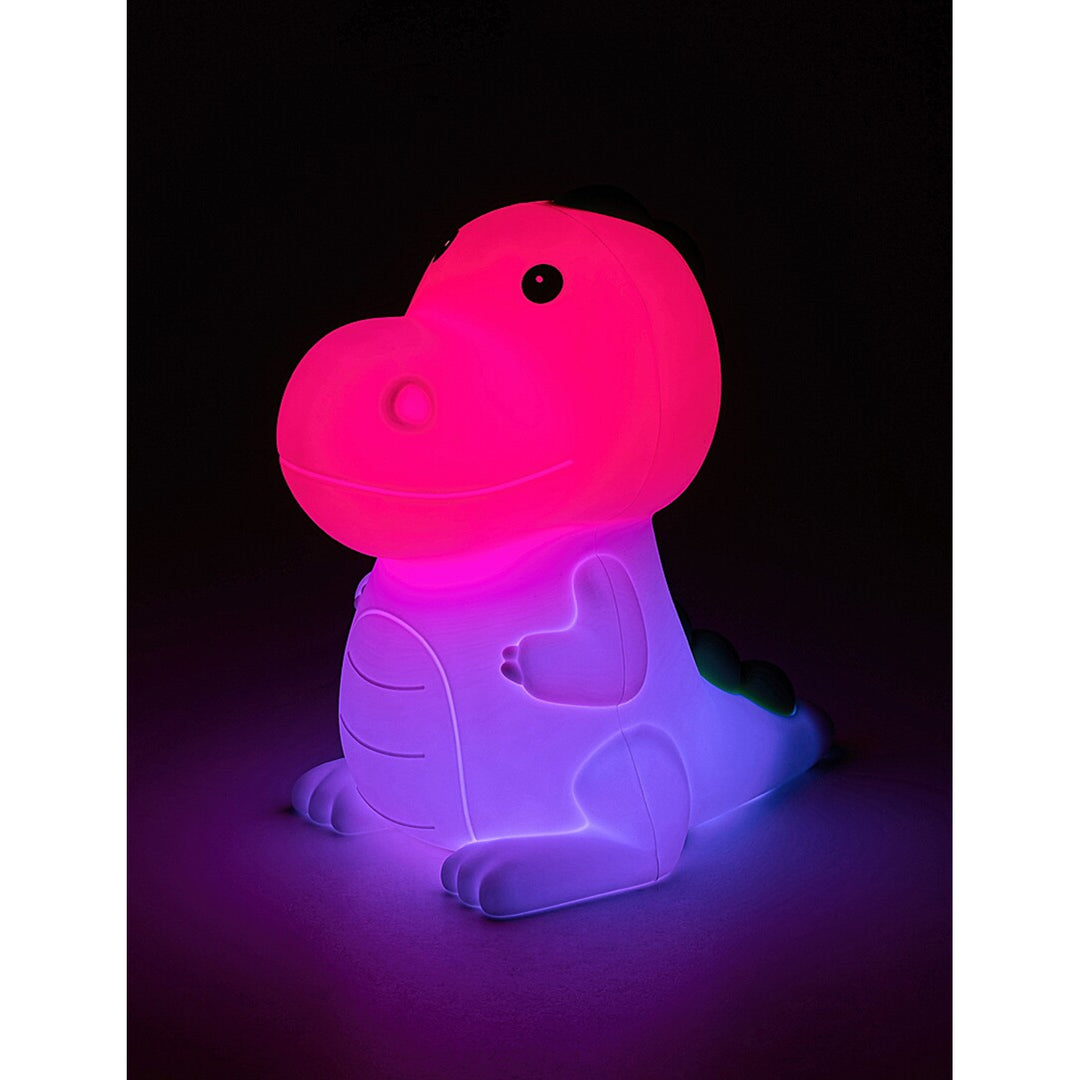 Lampa dziecięca Rabalux, dinozaur, LED RGB, ciepła biel, IP20, Unicoo