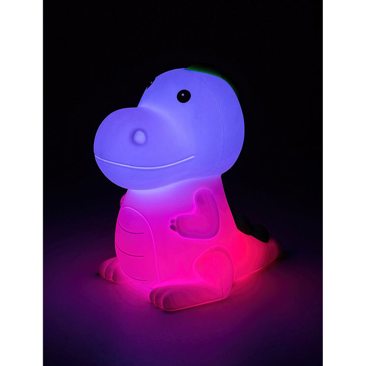 Lampa dziecięca Rabalux, dinozaur, LED RGB, ciepła biel, IP20, Unicoo