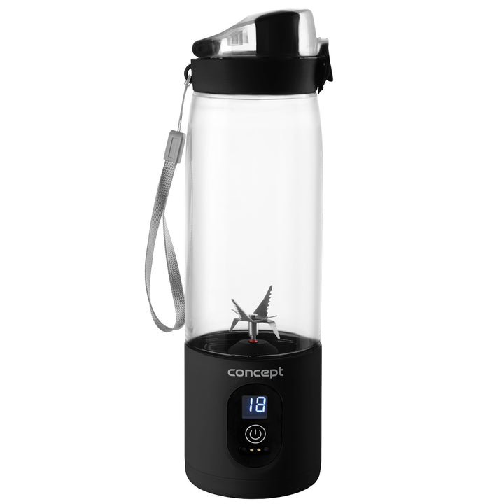 Blender personalny Concept, 600 ml, akumulator Li-Ion, czarny, FitMaker SM4001