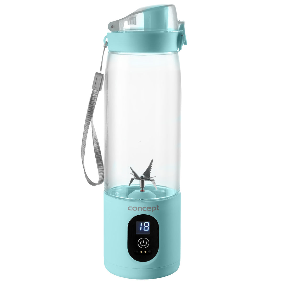 Blender personalny Concept, 600 ml, akumulator Li-Ion, niebieski, FitMaker SM4002