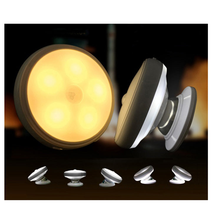 Lampa LED z sensorem ruchu Maclean, magnes, tylne podświetlenie, tryby świecenia: ciągły, czujnik PIR, 3xAAA, MCE223, 2 sztuki