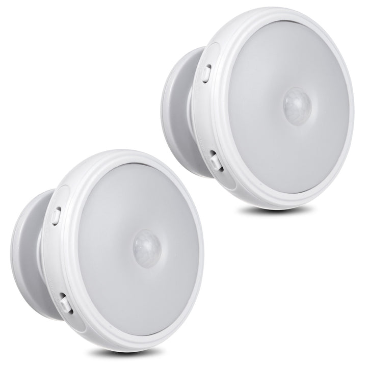 Lampa LED z sensorem ruchu Maclean, magnes, tylne podświetlenie, tryby świecenia: ciągły, czujnik PIR, 3xAAA, MCE223, 2 sztuki