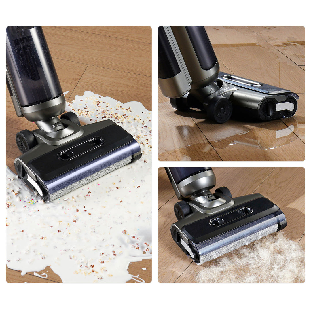 Bezprzewodowy, stojący, myjący odkurzacz z automatycznym napędem Air Essence Monsun Drive Jet