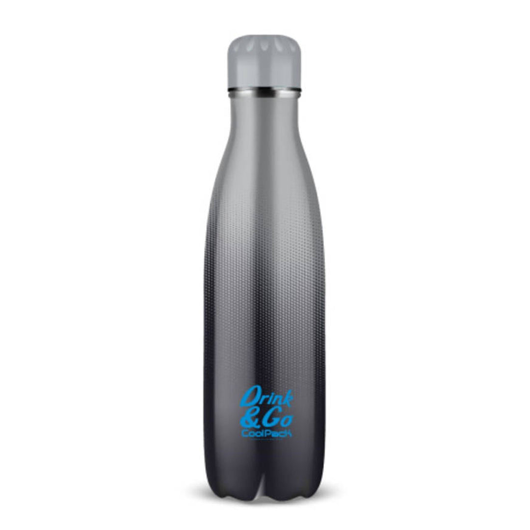 Butelka termiczna Coolpack, 0,5L, stal nierdzewna, szary, Drink & Go Z04511