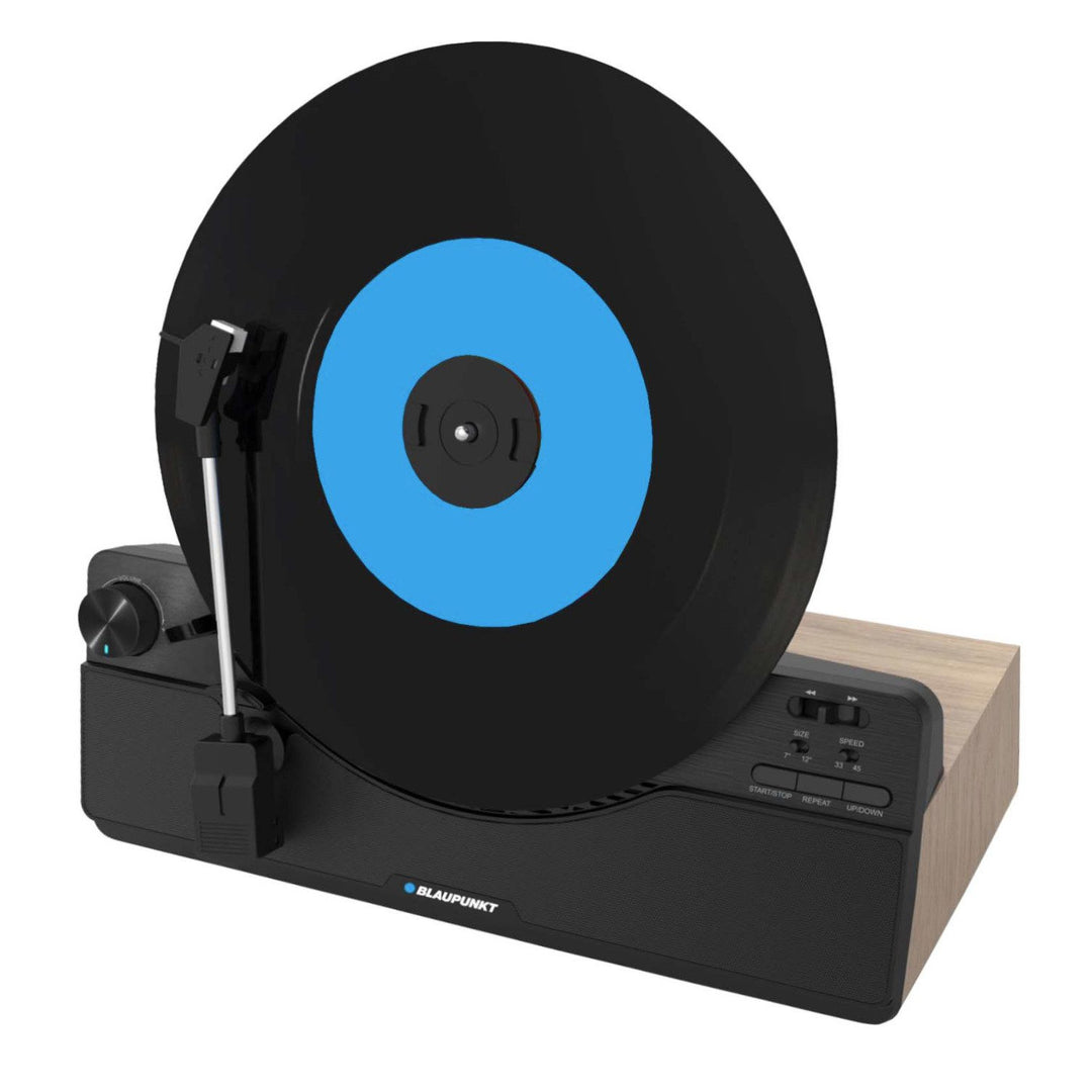 Gramofon pionowy Blaupunkt, Bluetooth, 2x5W RMS, czarny, VT100BK