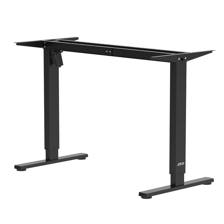 Biurko elektryczne regulacja wys. Ergo Office, max wys. 1160mm, max - 80 kg, bez blatu do pracy stojąco siedzącej, czarne, ER-400 B