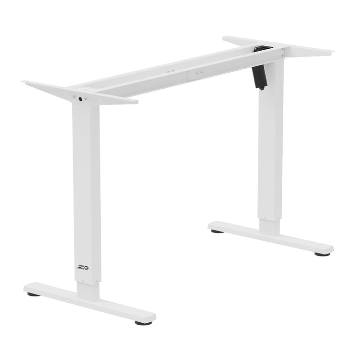 Biurko elektryczne regulacja wys. Ergo Office, max wys. 1160mm, max - 80 kg, bez blatu do pracy stojąco siedzącej, białe, ER-400 W