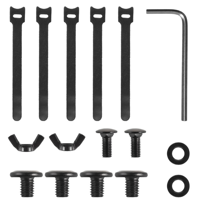 Organizer podbiurkowy na kable Maclean, max. obciążenie 5kg, max. 728mm, czarny, MC-103 B