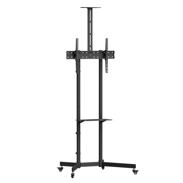Stand / wózek do TV Maclean, półka na kamerę, na kółkach, 37-70", max. obciążenie 45kg/5kg półka, max. VESA 600x400, MC-113 B