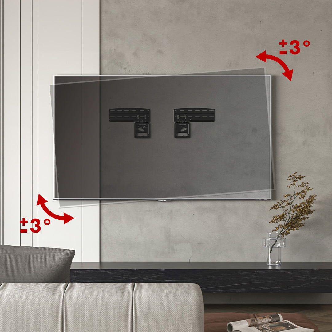 Uchwyt do TV Maclean, kompatybilny z telewizorami Samsung QLED, 43"-85", max. 60kg, MC-806 N