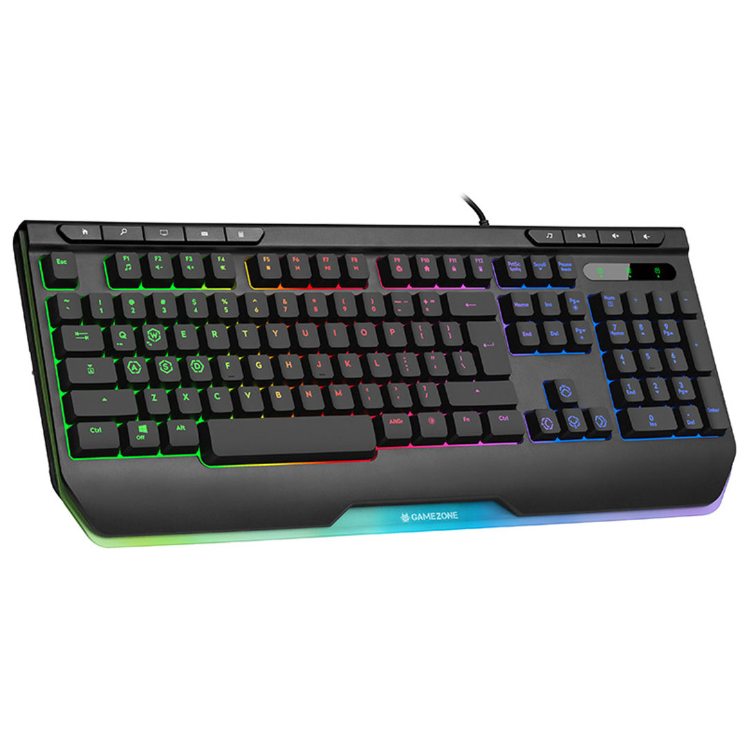 Klawiatura gamingowa Tracer, podświetlenie RGB, USB, GAMEZONE RAY X USB