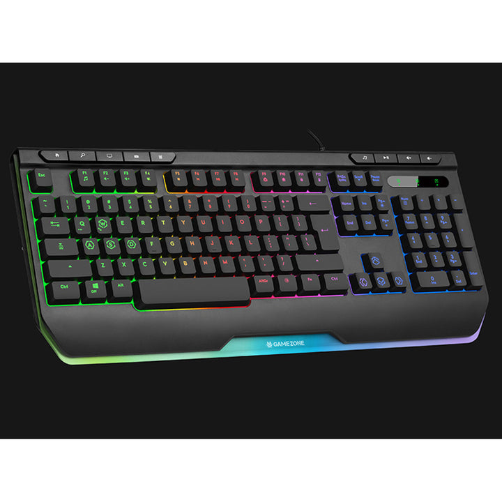 Klawiatura gamingowa Tracer, podświetlenie RGB, USB, GAMEZONE RAY X USB