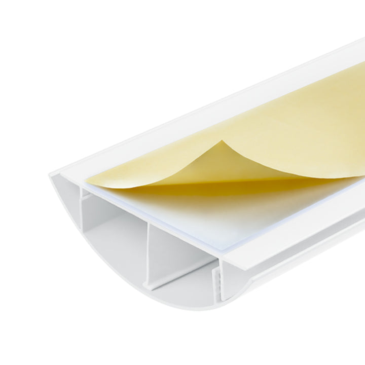 Aluminiowa listwa maskująca do kabli Maclean, 62x20x750mm, biała, MC-814 W