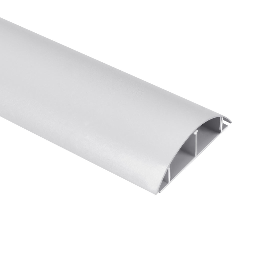 Aluminiowa listwa maskująca do kabli Maclean, 62x20x750mm, srebrna, MC-814 S