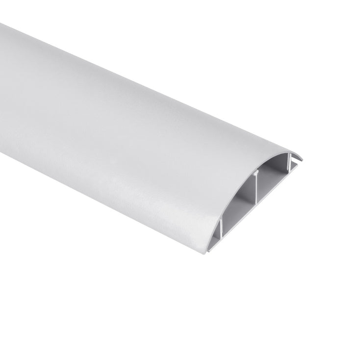 Aluminiowa listwa maskująca do kabli Maclean, 62x20x750mm, srebrna, MC-814 S