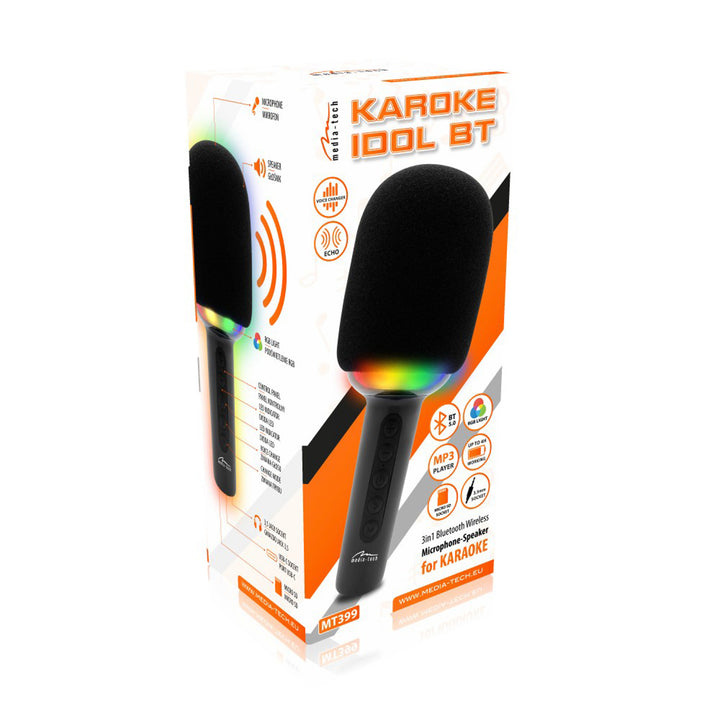 Mikrofon Karaoke z głośnikiem Bluetooth KARAOKE IDOL BT Media-Tech MT399