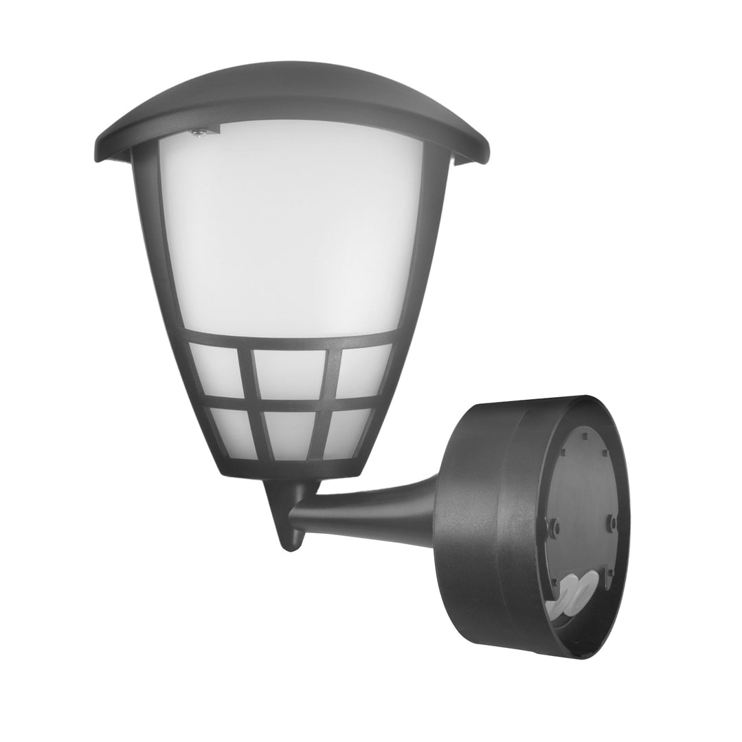 Kinkiet 1xE27 Maclean, max. obciążenie 60W, IP65, kolor szary, MCE519 GR + Żarówka filamentowa LED E27, 6W 230V Maclean Energy MCE267 WW ciepła biała 3000K 720lm retro edison ozdobna