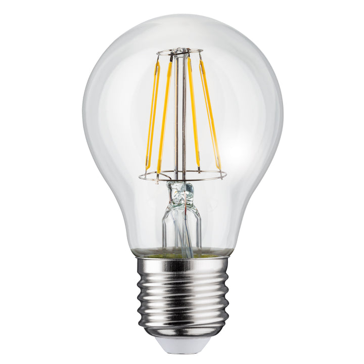 Kinkiet 1xE27 Maclean, max. obciążenie 60W, IP65, kolor szary, MCE519 GR + Żarówka filamentowa LED E27, 6W 230V Maclean Energy MCE267 WW ciepła biała 3000K 720lm retro edison ozdobna