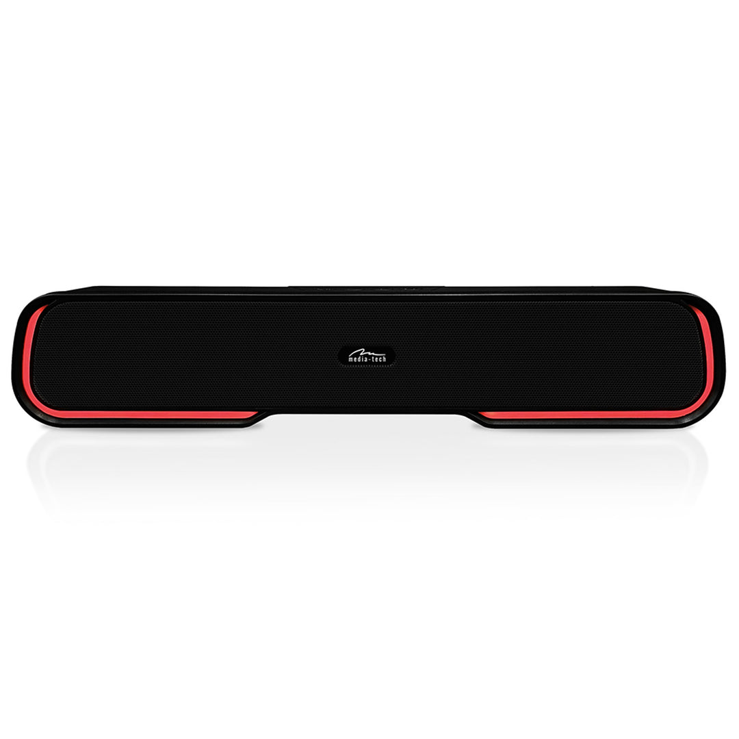 Przenośny głośnik Bluetooth typu soundbar, multikolorowe podświetlenie RGB, RMS 10W, PMPO 450W, radio FM, MP3. AUX, wbudowany akumulator, Media-Tech PHANTOM BT