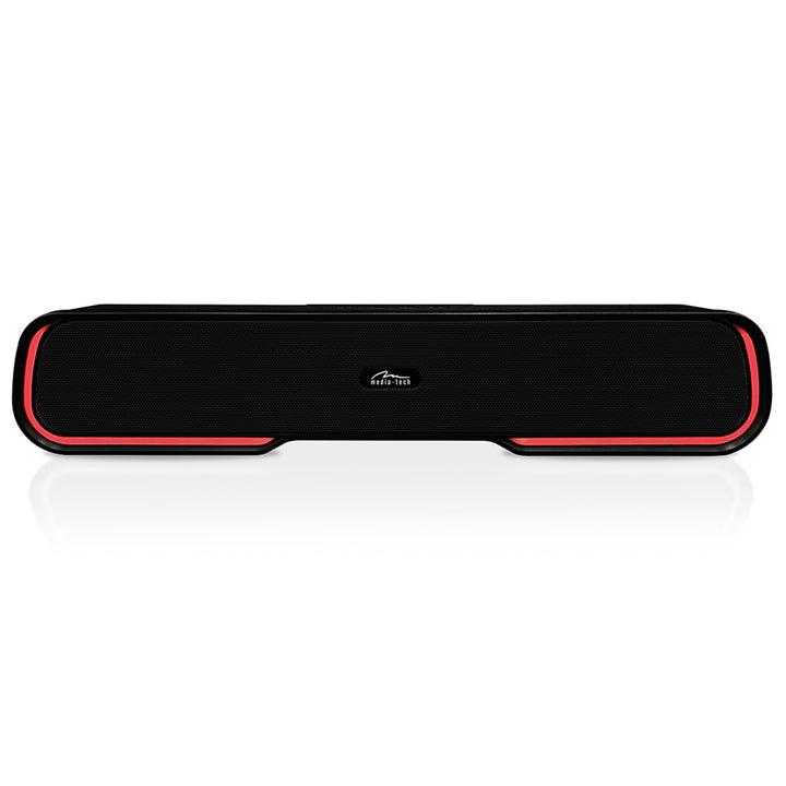 Przenośny głośnik Bluetooth typu soundbar, multikolorowe podświetlenie RGB, RMS 10W, PMPO 450W, radio FM, MP3. AUX, wbudowany akumulator, Media-Tech PHANTOM BT