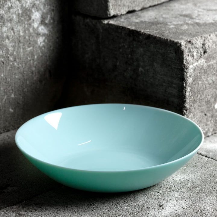 Talerz głęboki Luminarc, do zupy, 20 cm, szklany, turkusowy, Diwali Light Turquoise