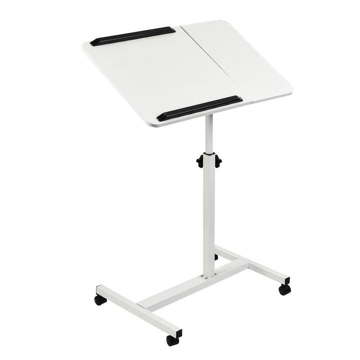 Mobilne biurko/stand na laptop Maclean, białe, regulacja wysokośc 59-89cm, max. 30kg , MC-121 W