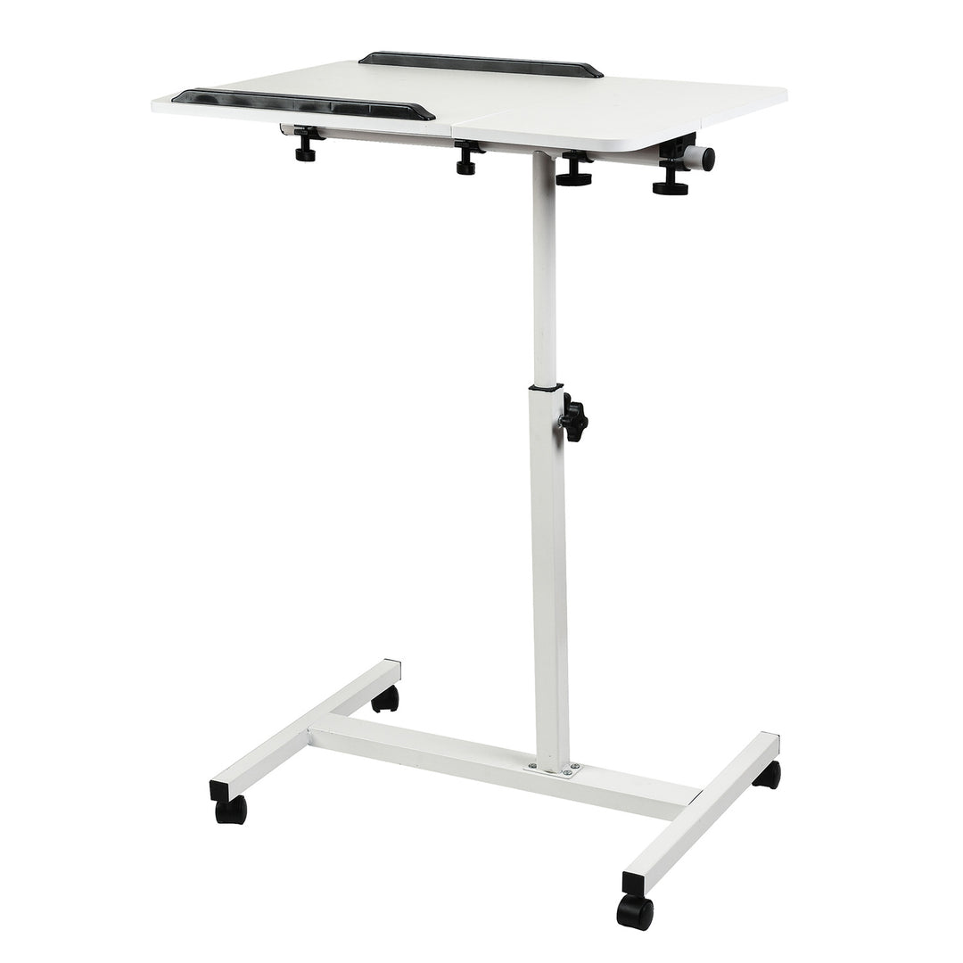 Mobilne biurko/stand na laptop Maclean, białe, regulacja wysokośc 59-89cm, max. 30kg , MC-121 W