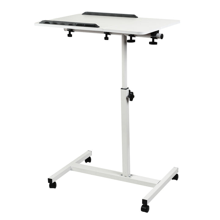 Mobilne biurko/stand na laptop Maclean, białe, regulacja wysokośc 59-89cm, max. 30kg , MC-121 W