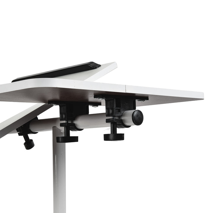 Mobilne biurko/stand na laptop Maclean, białe, regulacja wysokośc 59-89cm, max. 30kg , MC-121 W