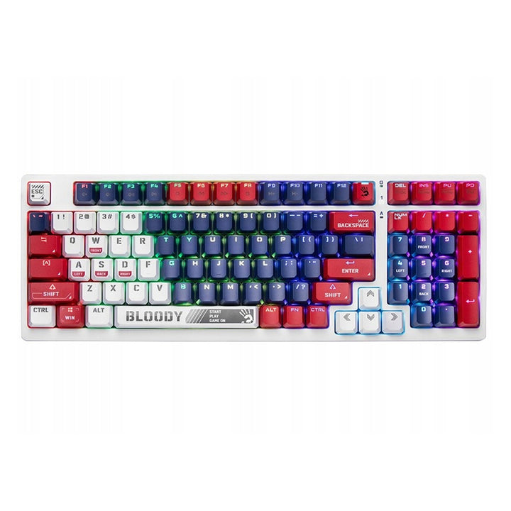 Klawiatura mechaniczna A4TECH BLOODY S98 USB Sports Navy (BLMS Red Plus Switches)