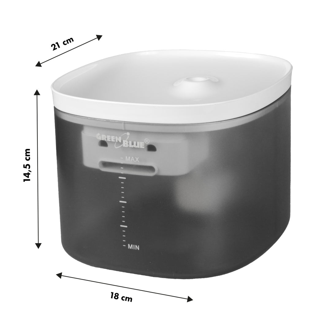 Automatyczny dozownik do wody / poidełko dla zwierząt GreenBlue, 3L, USB 5V1A, GB392 + Automatyczny dozownik / podajnik karmy dla zwierząt GreenBlue, 6L, USB 5V1A, GB393